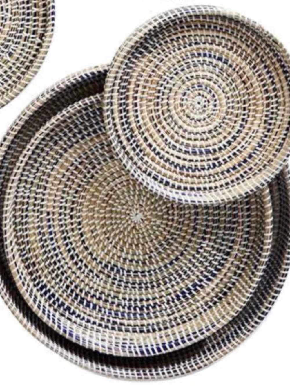 Set of 3 Woven Trays
